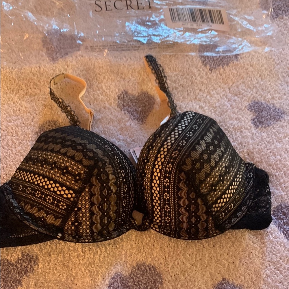 Black Lace Bra